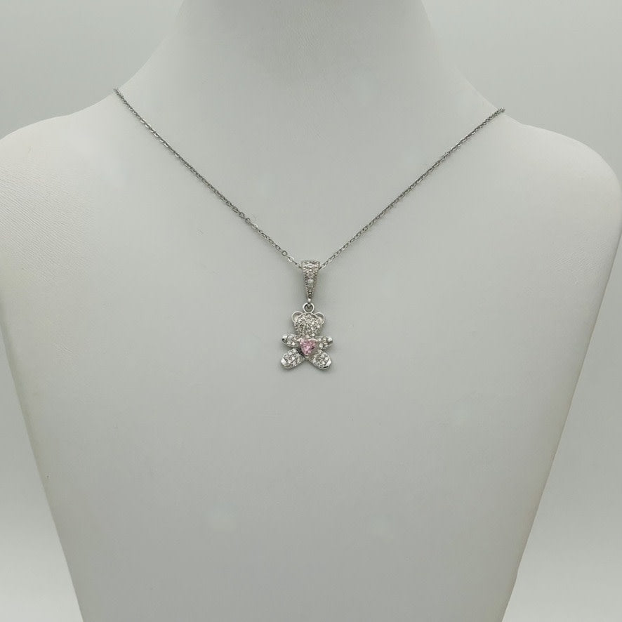 CH966 Bear Necklace 18"