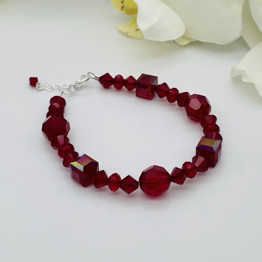C1288 Red Bracelet SW 8"
