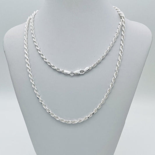 S1612CH Rope Chain 3.3mm. X 24"