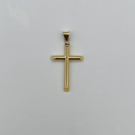 G182P 14K Gold Cross Pendant 27mm. X 15mm.