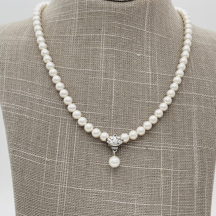 SH1004NL Freshwater Pearl Necklace 19"
