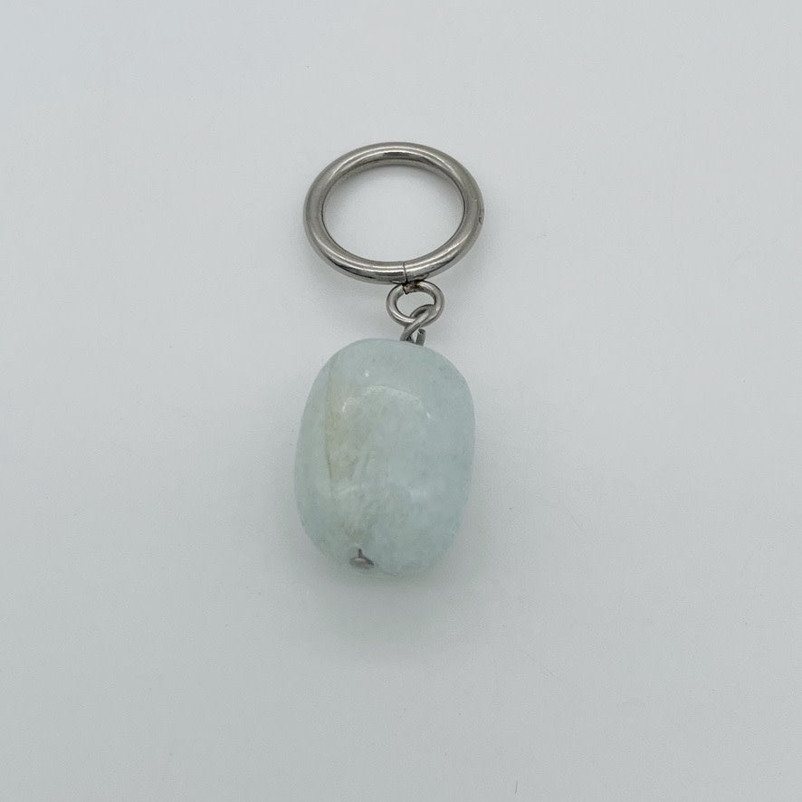 SS1524P Aquamarine Key Chain