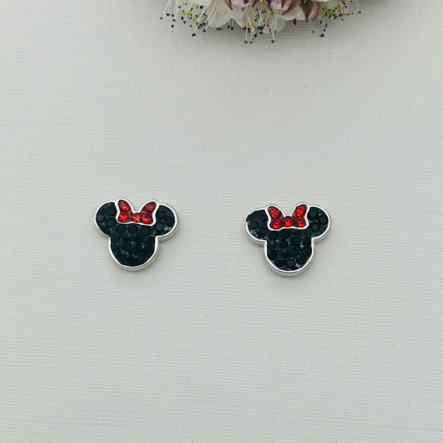 CH966ER Lady Mouse Earrings