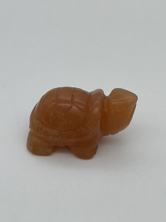 ST1583 Red Aventurine Turtle