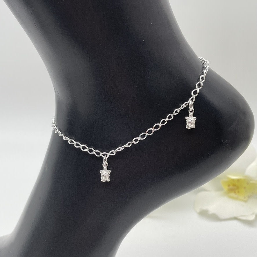 S1753 Turtles Anklet 9"