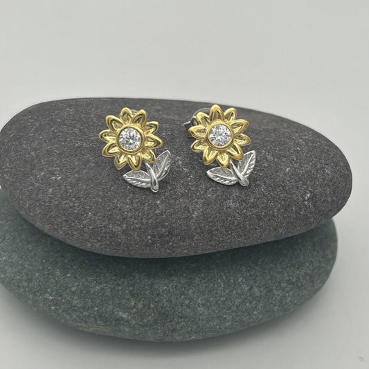 Z1798 Sunflower Earrings