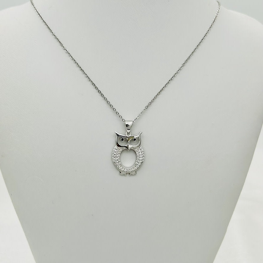 Z1811NL Owl Necklace 18"