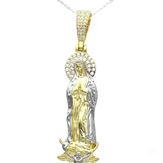 Z1568P Virgin Mary Pendant 60mm