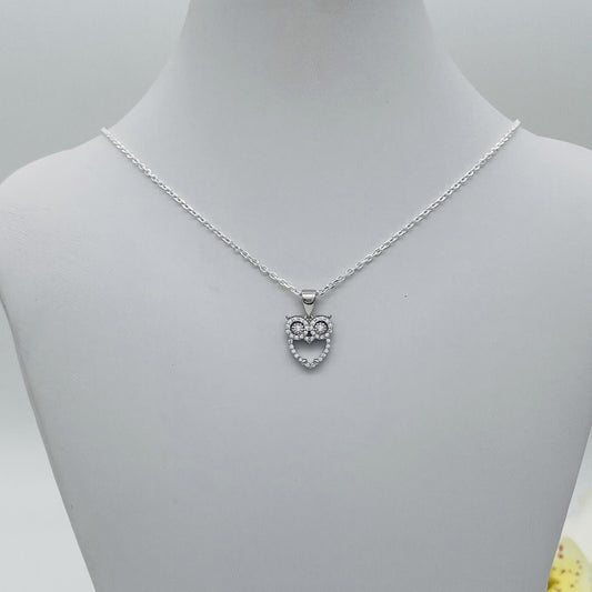 Z1531 Owl Necklace 18"