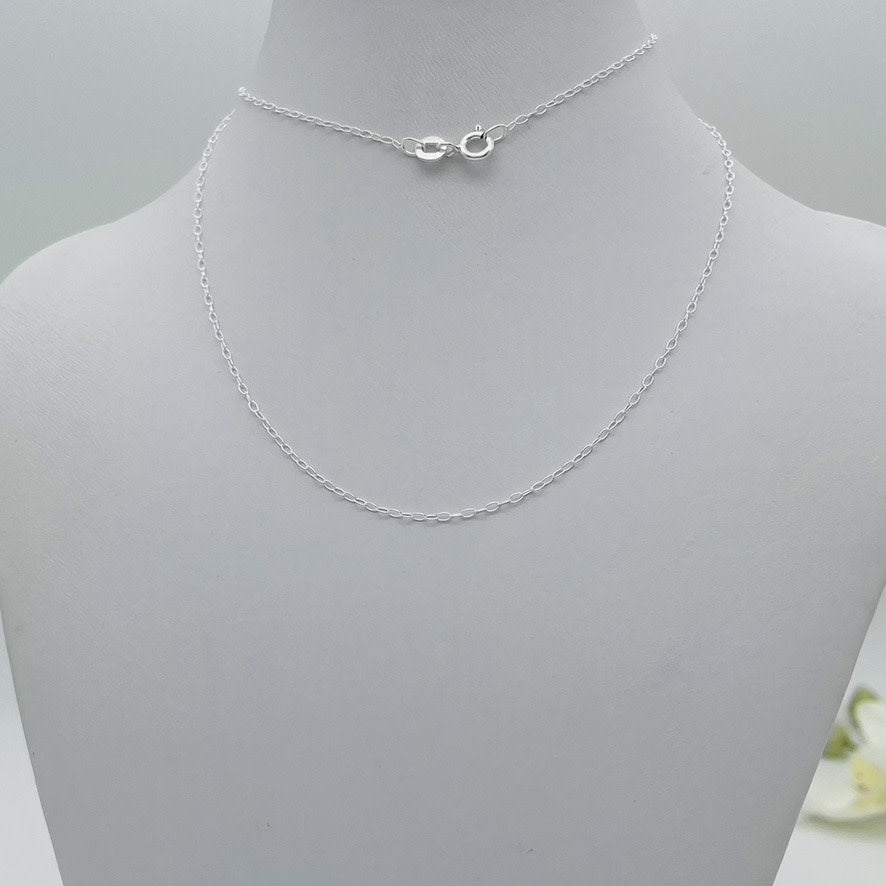 S1694 Super Flat Cable Chain 1.2mm. X 20"