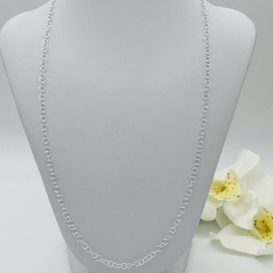 S896CH Round Link Chain 3.5mm. X 30"