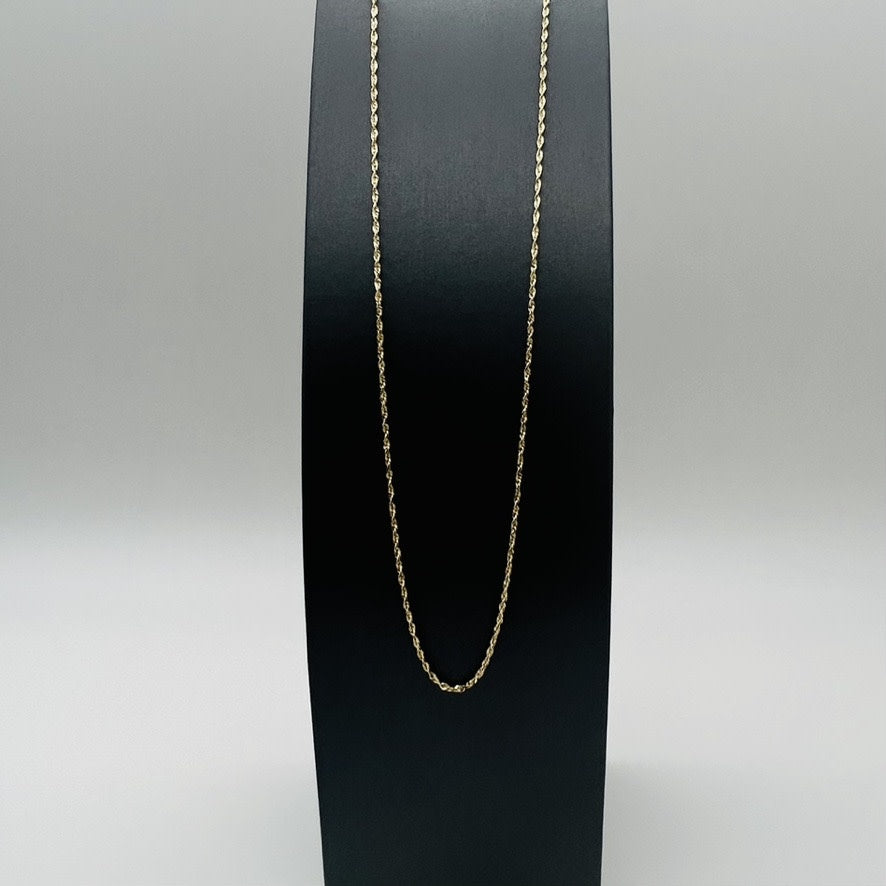 G266CH 14K Gold Rope Chain 1.5mm. X 24"