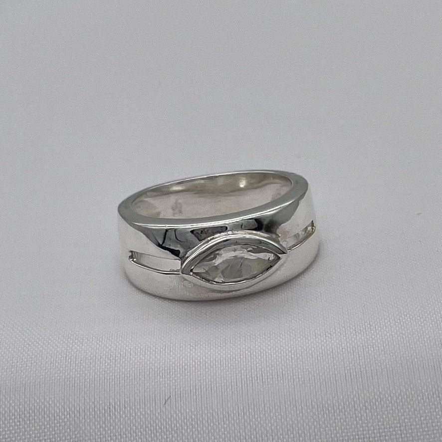 St1765 Rock Crystal Ring #5 Final sale