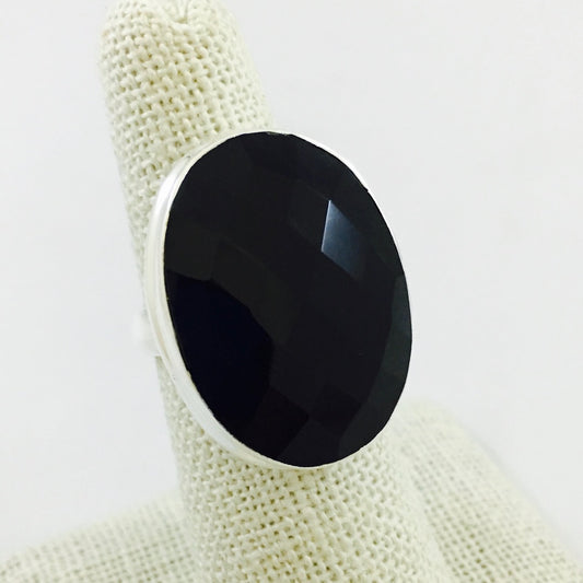 ST1243 Black Onyx Ring
