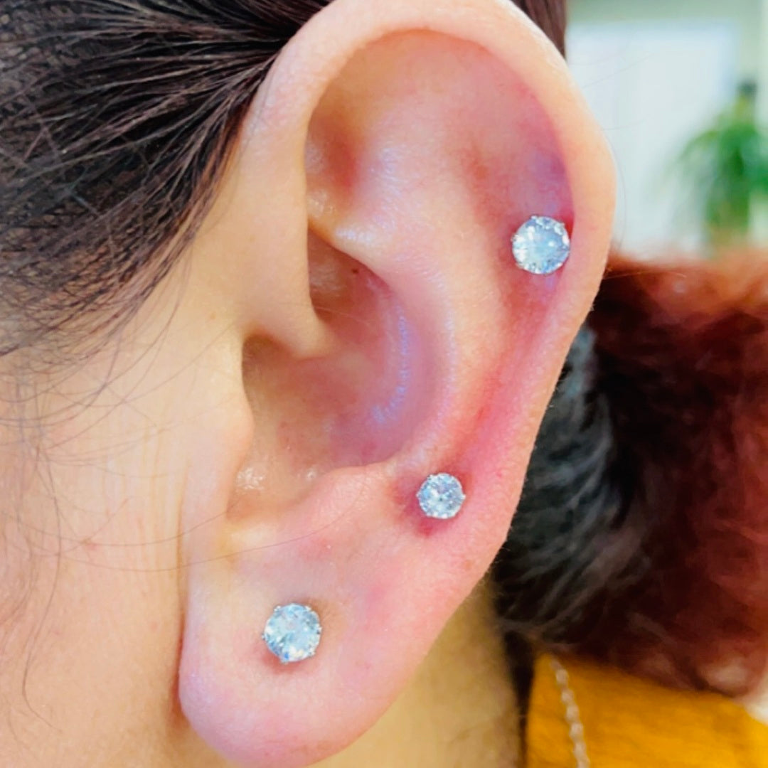 F439 Acupressure Earrings 5mm