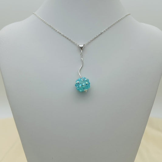 C1412NL Baby Blue  Necklace 18"