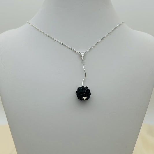 C1412NL Black Necklace 18"