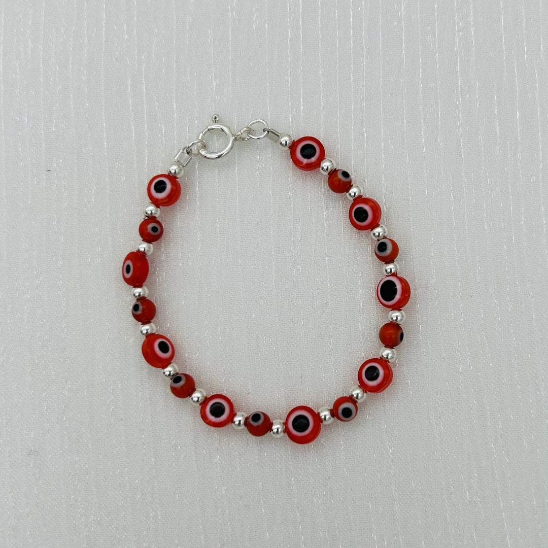 CH980BL Red Eyes Bracelet 5"