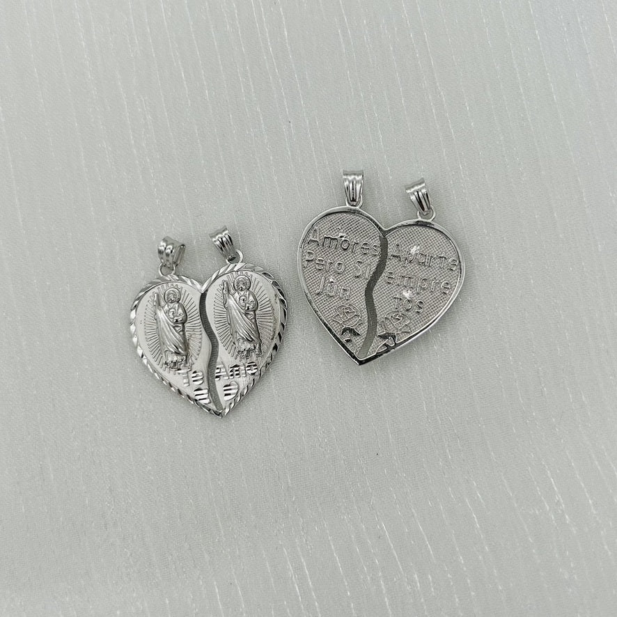 S1840P St. Jude Broken Heart Pendant