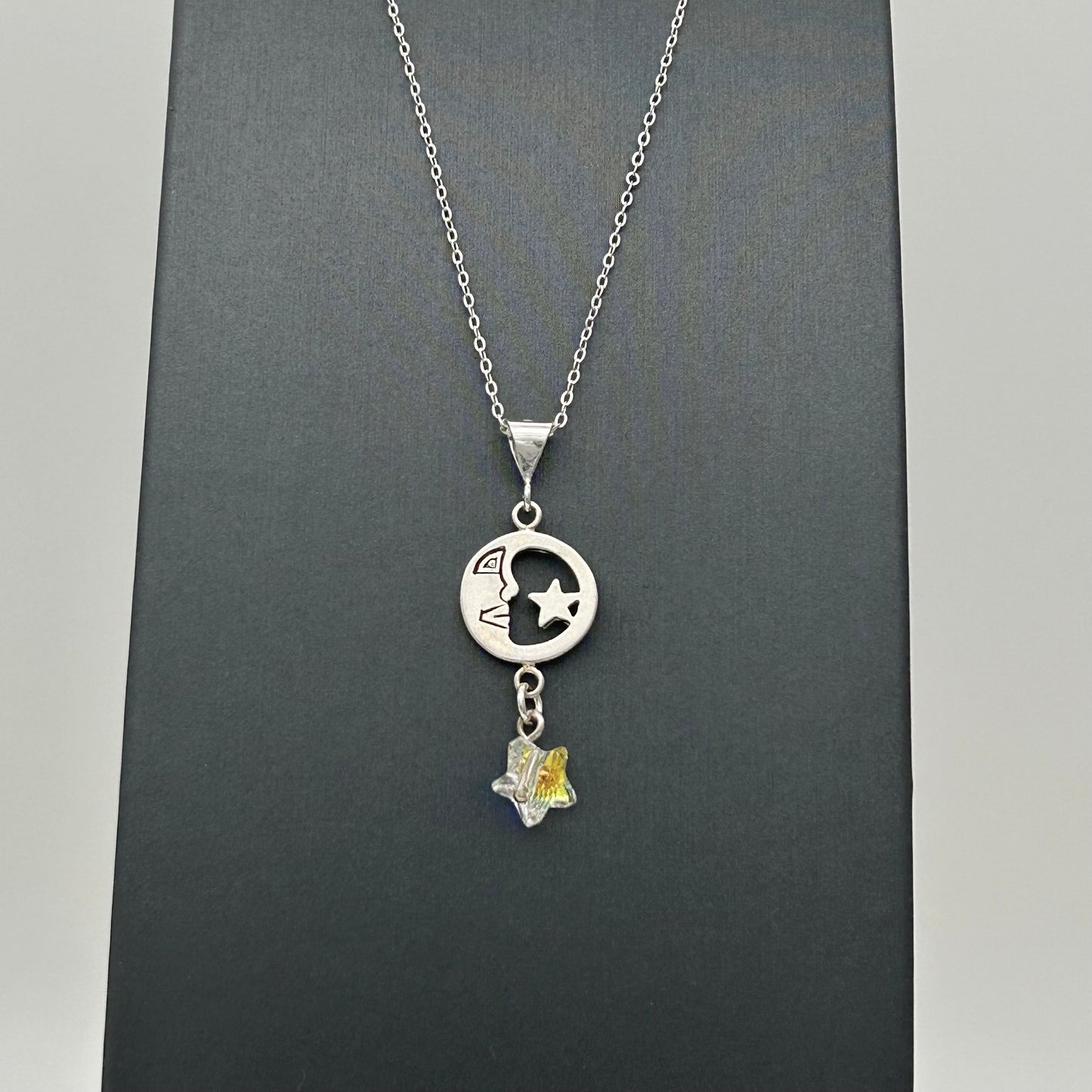 C1204NL Moon & Stars Necklace 18"