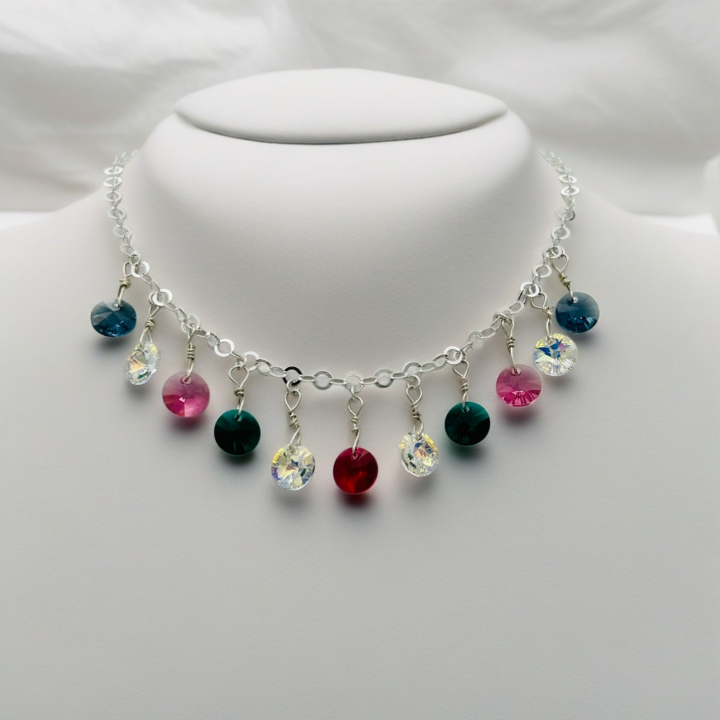 C1403SW Colorful Necklace 16"