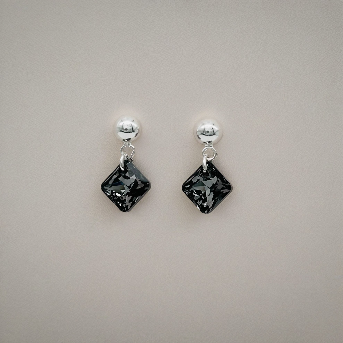 C1249SW Black Earrings