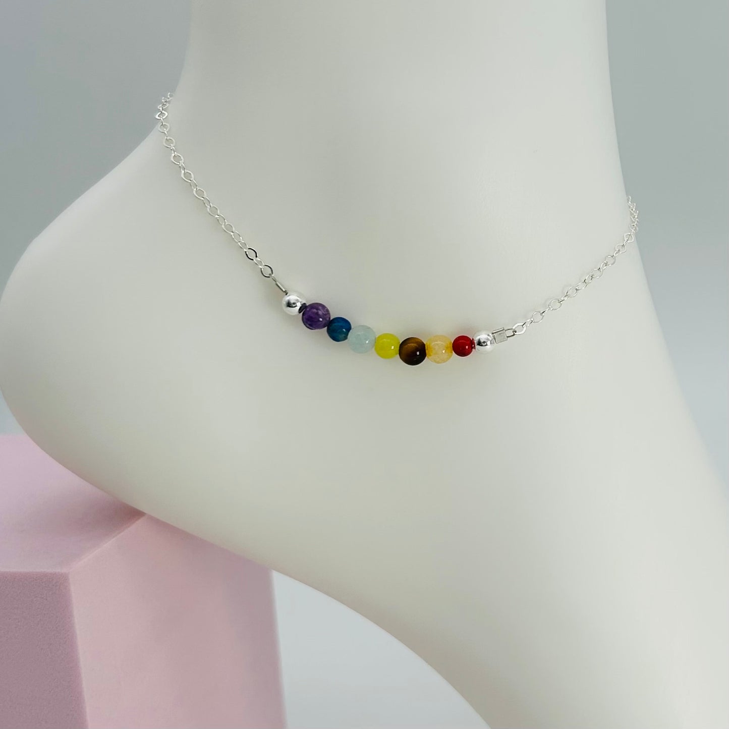 ST1747 Chakra Anklet 9"