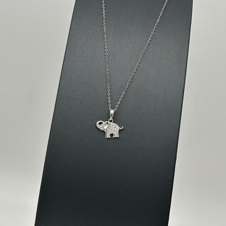 Z1817NL Elephant Necklace 18"