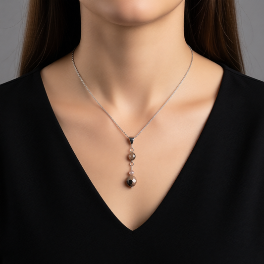 C1495NL Rose Gold Necklace 18"