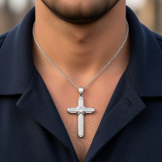 Z850 Cross Pendant 70mm. Long