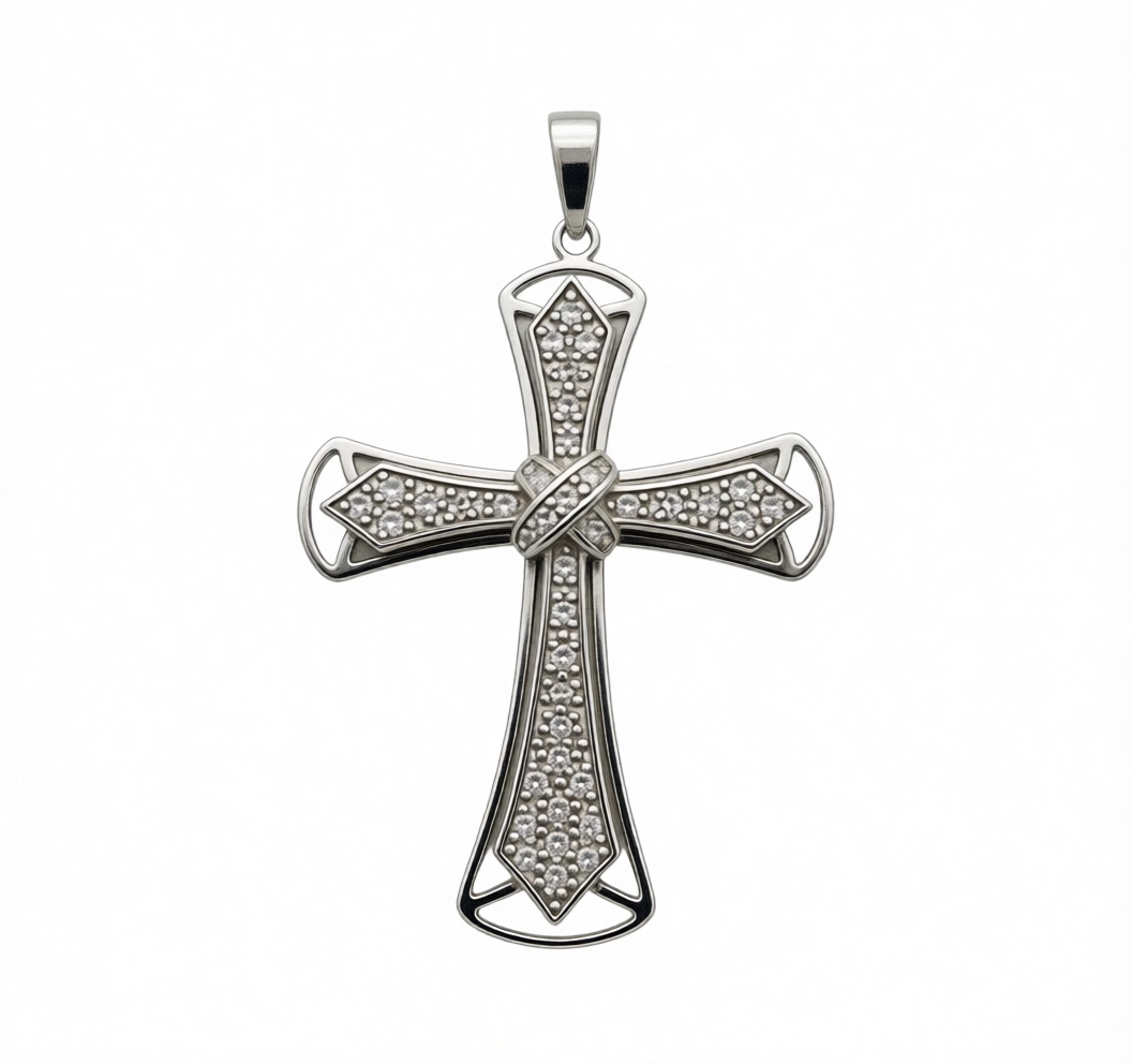 Z923 Cross pendant 55mm.