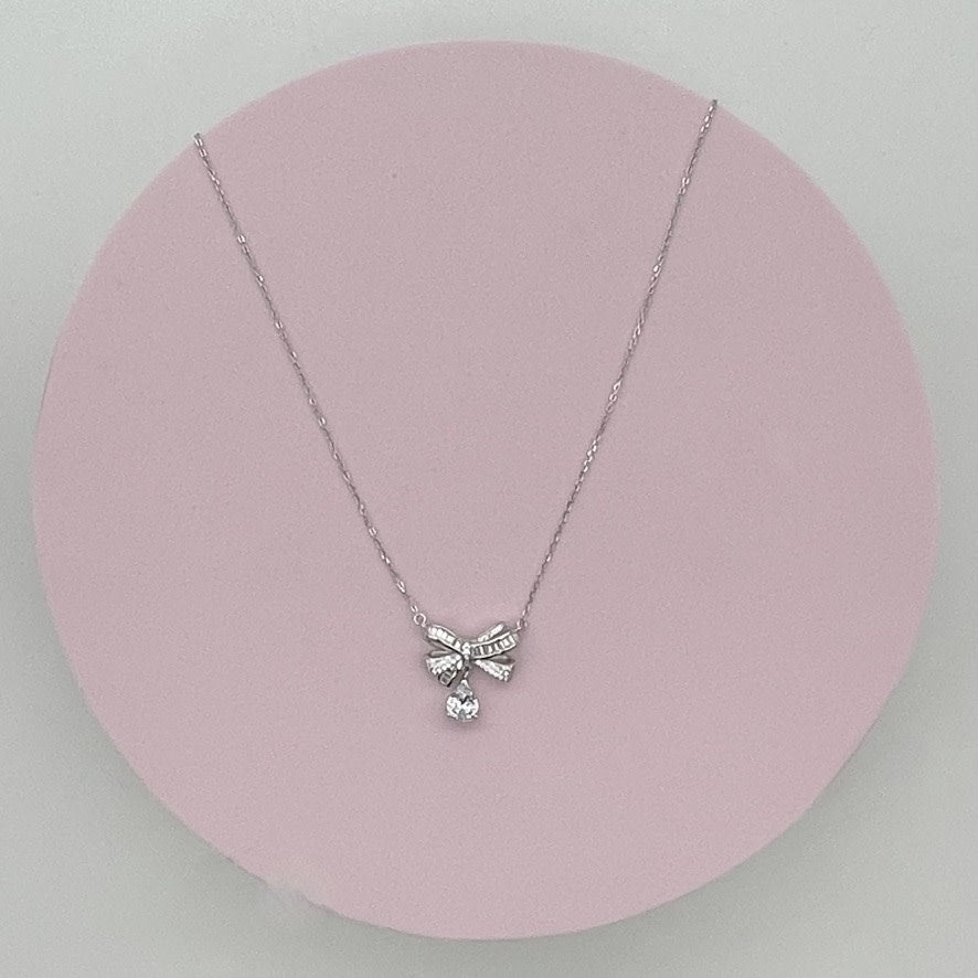 Z1615 Bow Necklace16"