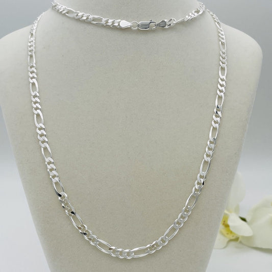 S1470CH Super Flat Figaro Chain 4.7mm. X 30"