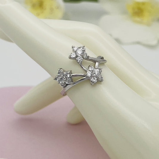 Z1785R Flowers Ring