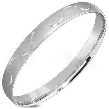 SS937BL Bangle 60mm x 8mm