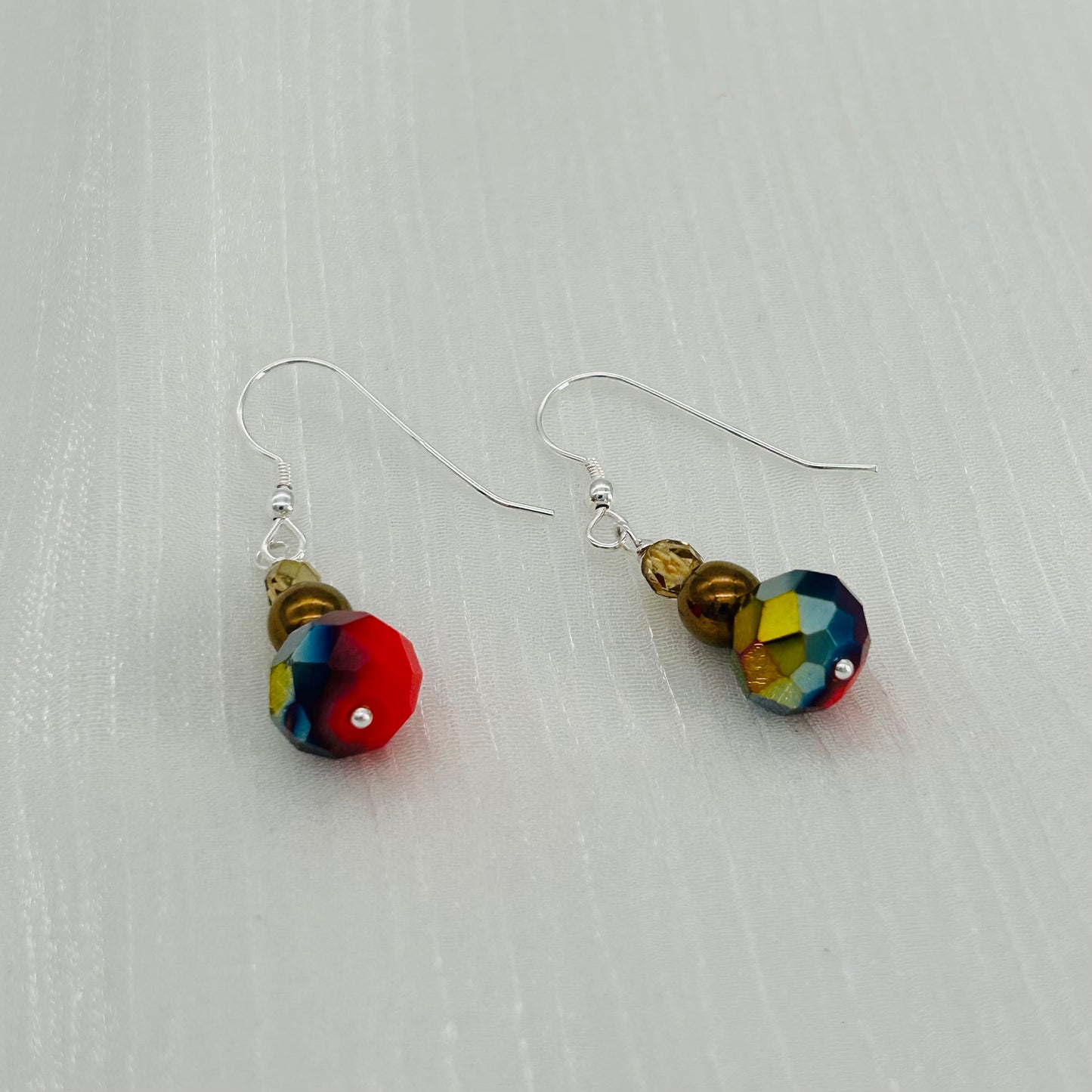 C1474 Red Earrings