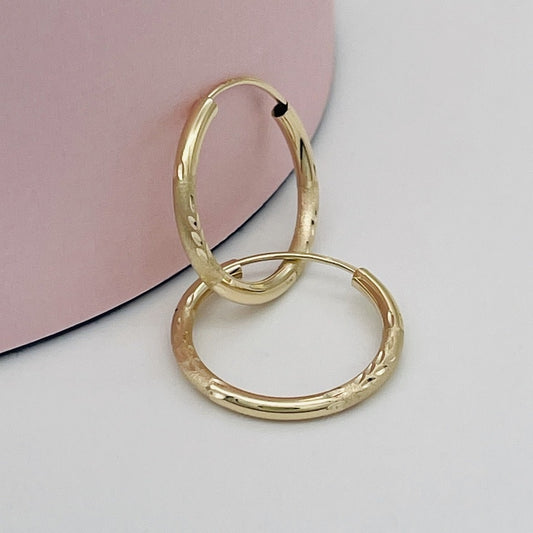 Elevate Your Style with Gold 14k Hoops | Grekka Jewelry
