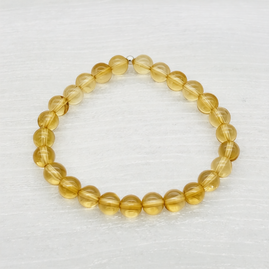 CH1001BL Citrine Bracelet 6"