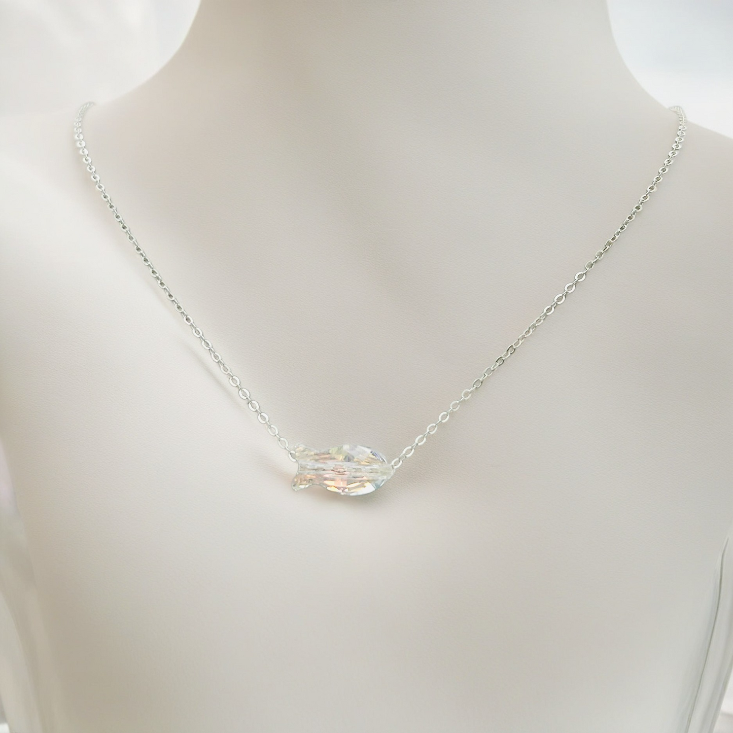 C1455SW Fish Necklace 16"