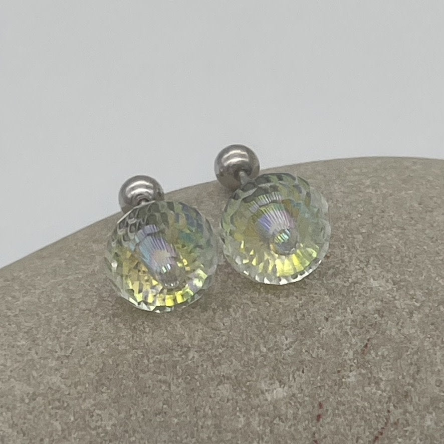 C1352ER Aurora 8mm Ball Earrings