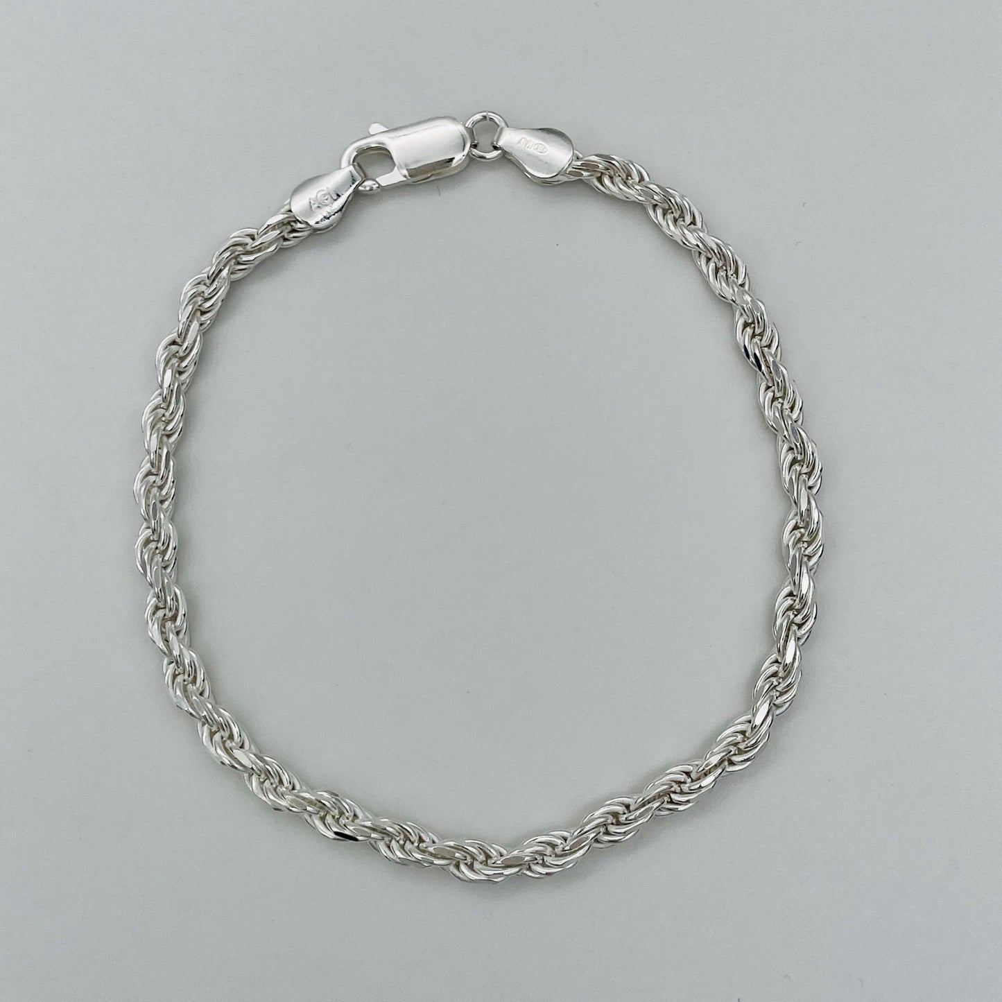 S1594 Rope Bracelet 3.7mm. X 8"