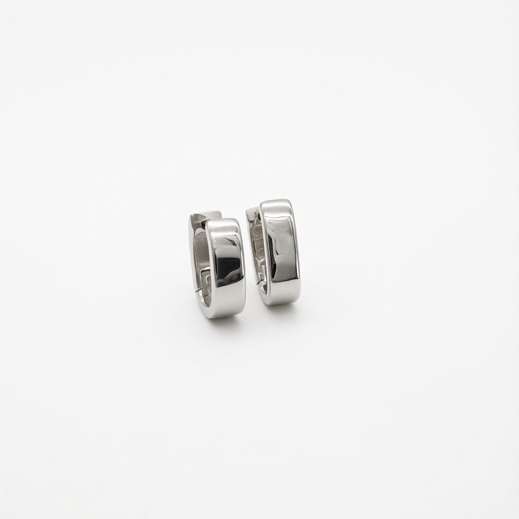 S1954 Huggie Earrings 10mm. X 4mm.