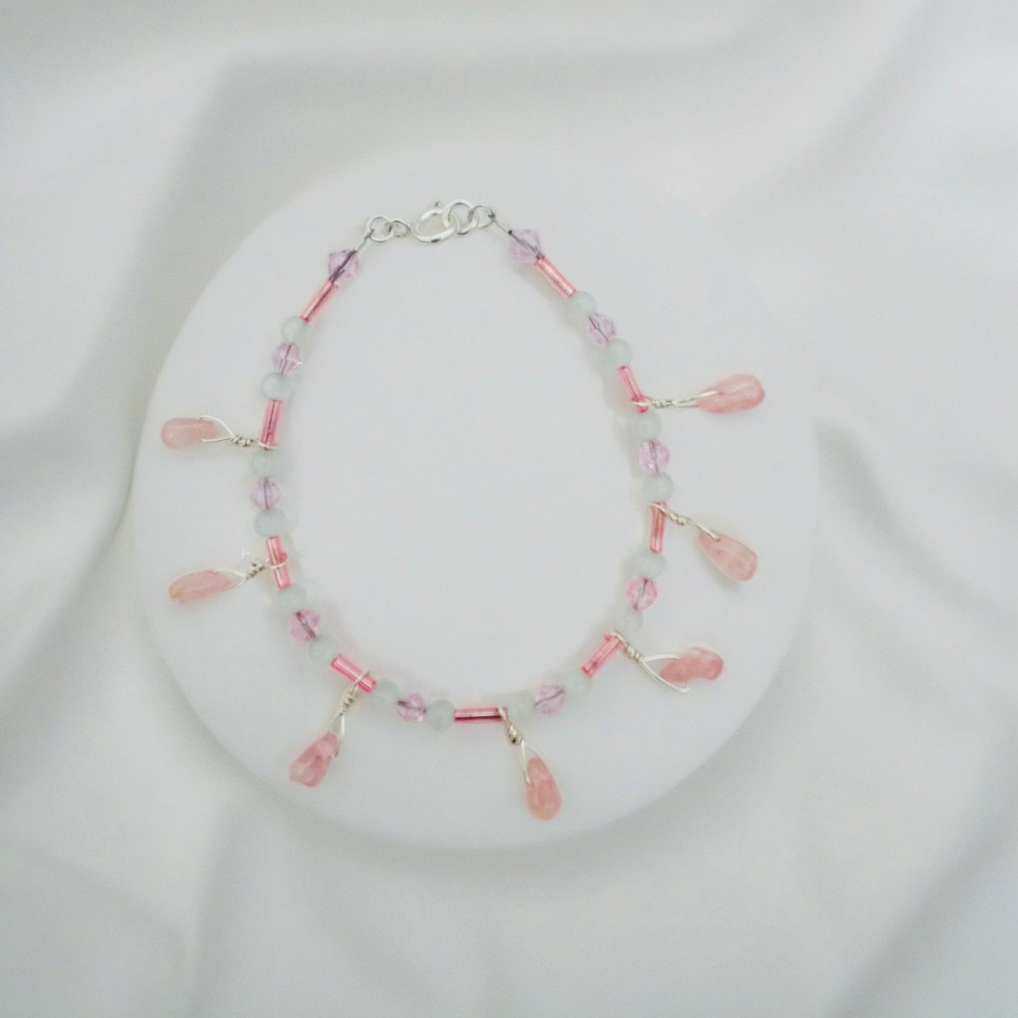 ST1940BL Rose Quartz 7" Final sale