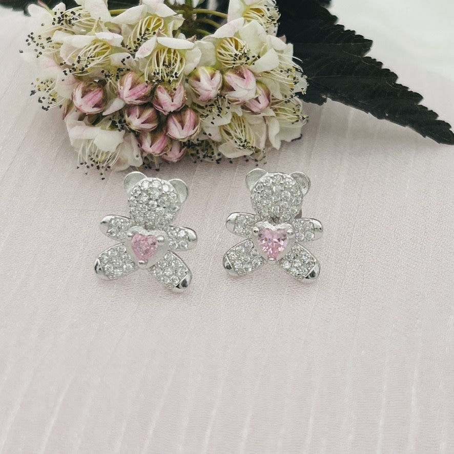 CH965ER Bear Earrings