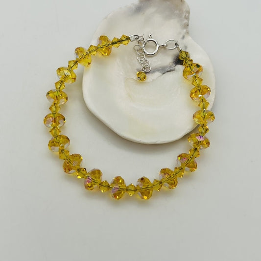 C1394SW Yellow Bracelet 8"