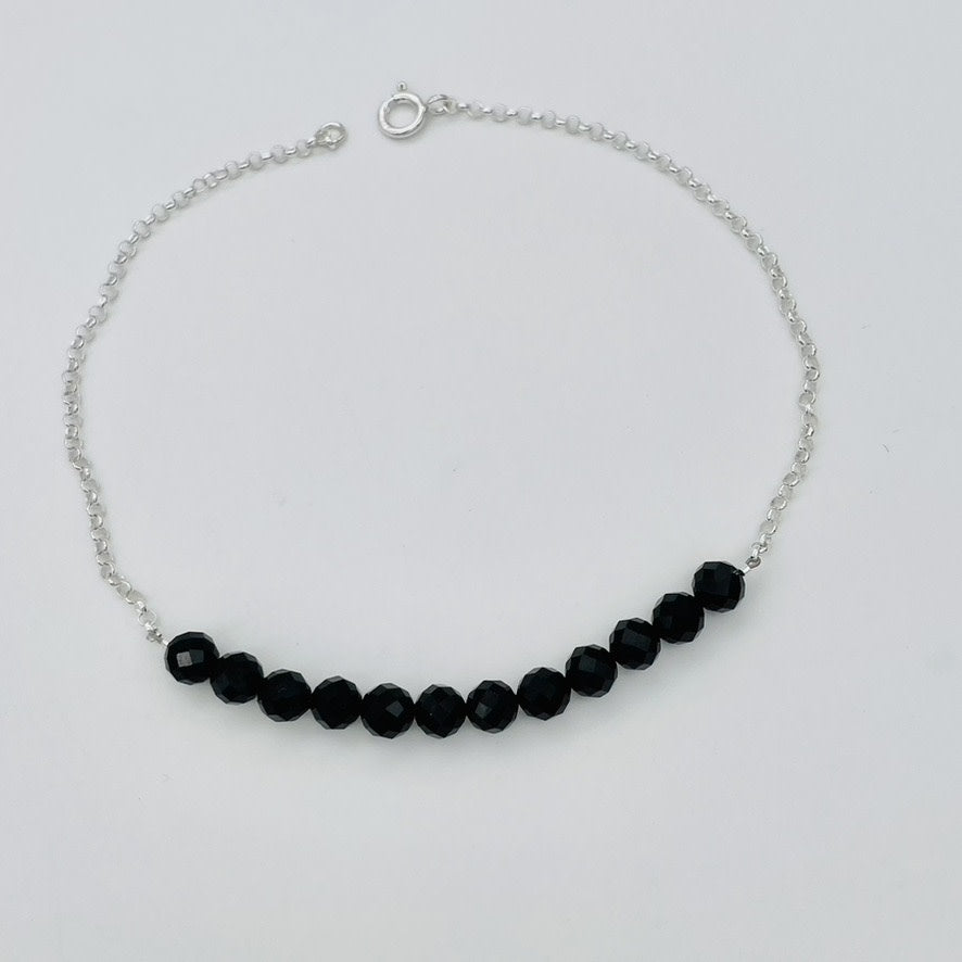 ST1750 Tourmaline Anklet 11"