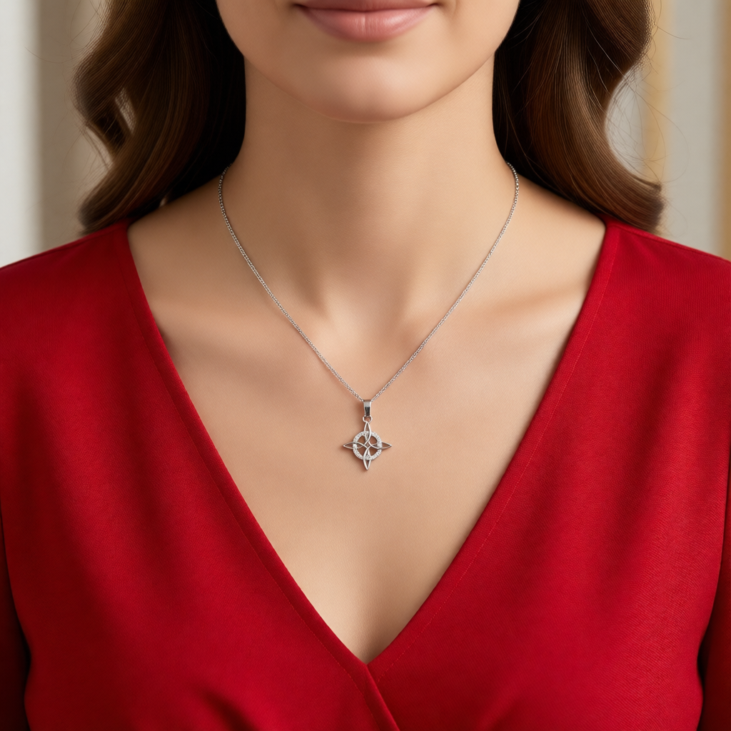 Z1954NL Witch's Knot Necklace 18"