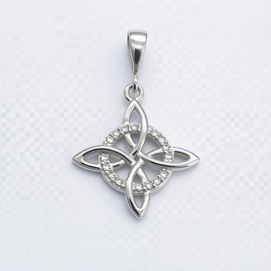 Z1947P Witch's Knot Pendant 35mm.