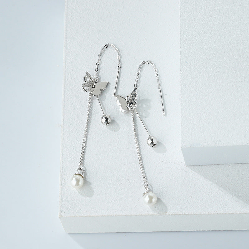 C1466 Butterfly Thread Earrings