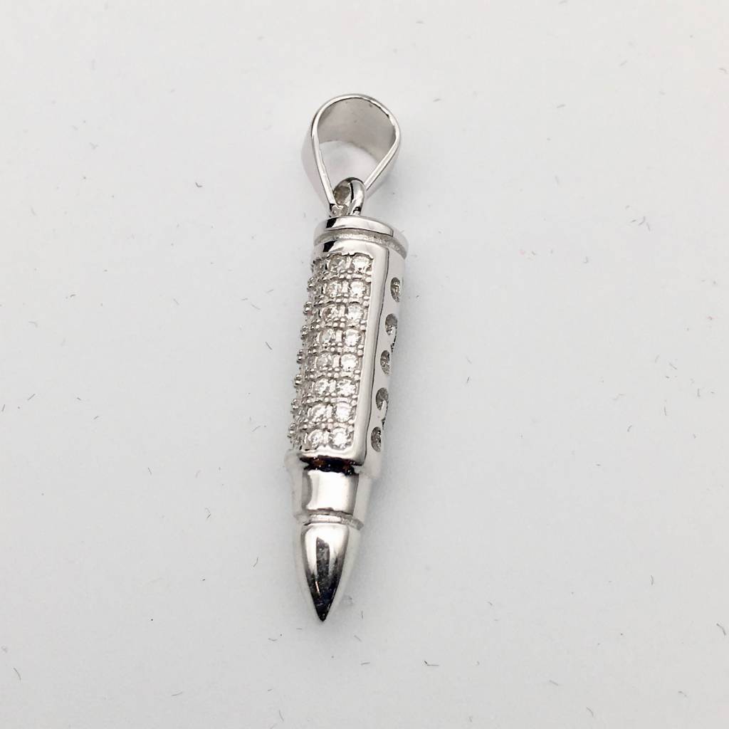 Z1229P Silver Bullet Pendant – Grekka - Main Image